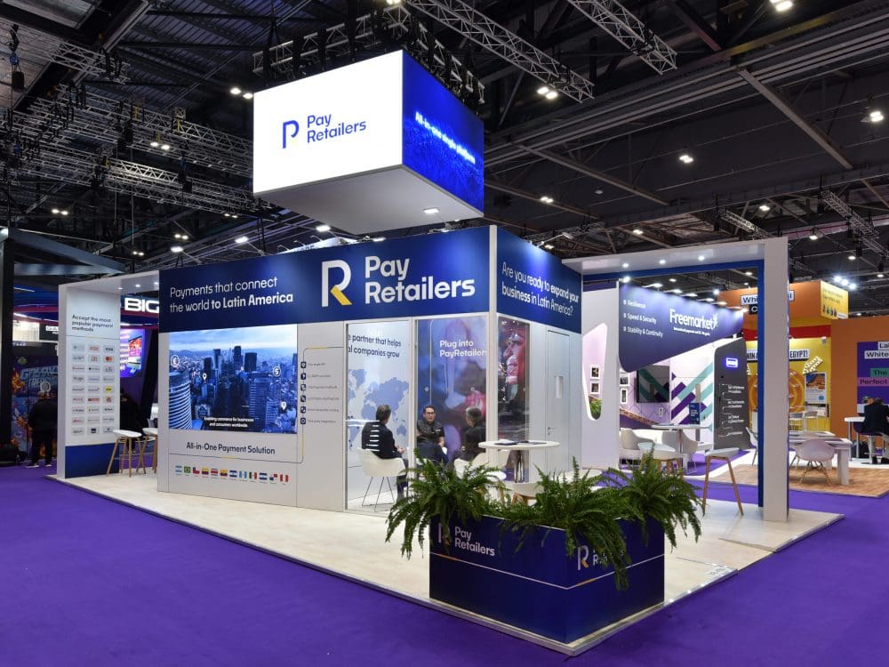 PayRetailers Exhibition Stand | ICE Gaming 2023